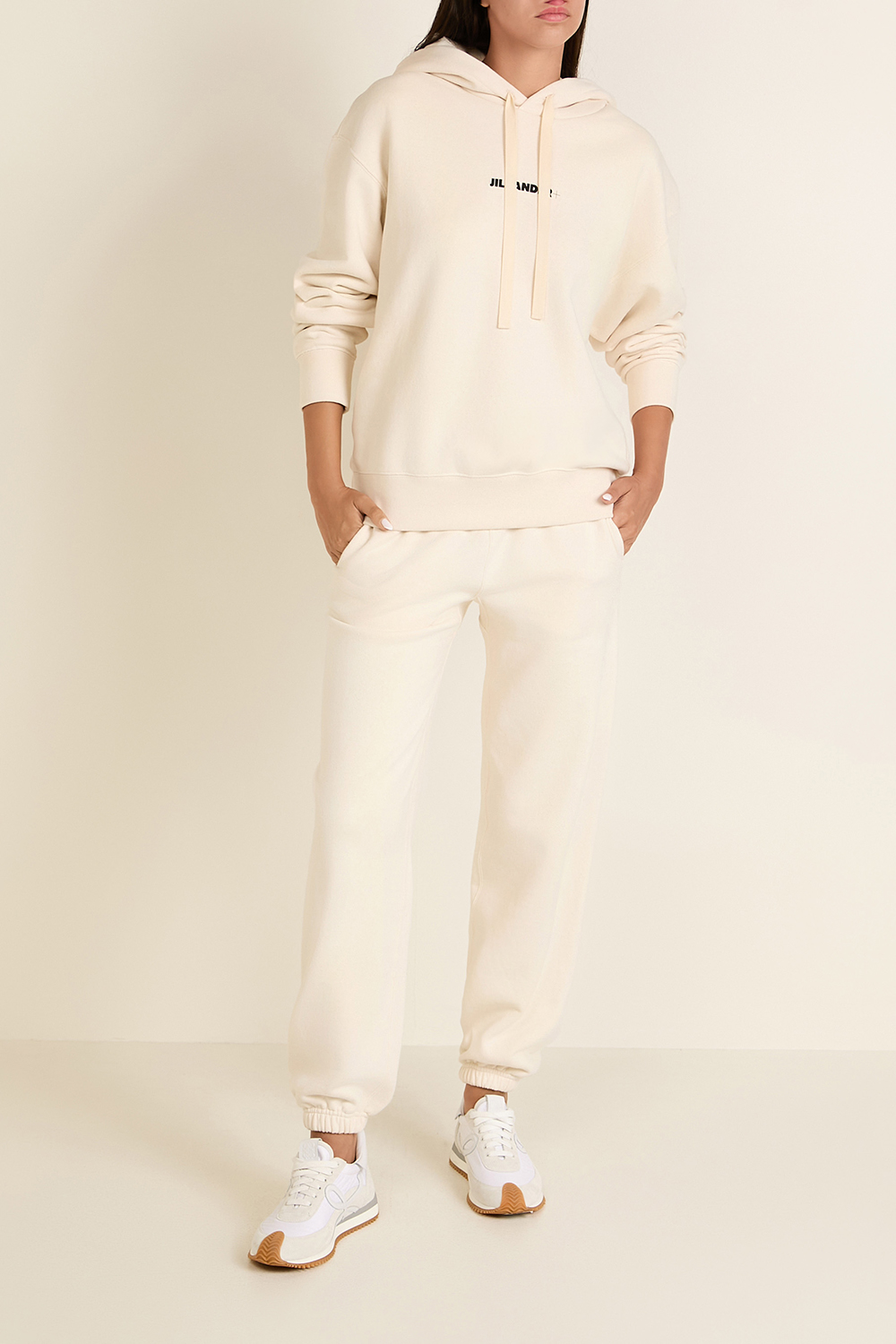 סווטשירט קפוצ'ון JIL SANDER